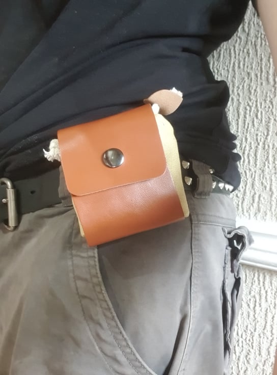 Foldaway Foraging Bag for Belt